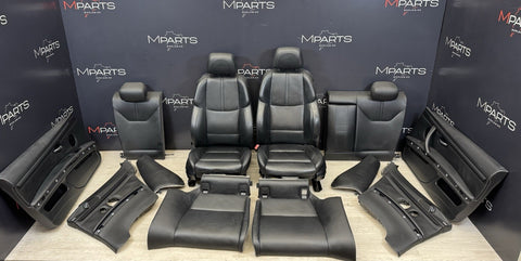 08-13 BMW E92 M3 Coupe Original Novillo Black Interior  Seats Complete