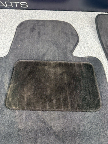 Genuine 01-06 BMW E46 M3 Convertible Carpets Floor Mats Black Front & Rear