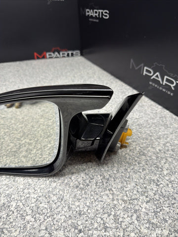 15-20 BMW F82 F83 M4 LEFT DRIVER MIRROR / NO CAMERA / NO LANE ASSIST