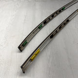 BMW E46 325 330 M3 Roof Rails Moldings Trims Pair Coupe OEM