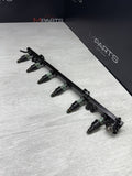 BMW 96-99 E36 M3 S52 Black Fuel Rail + Injectors