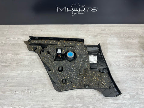 08-13 BMW E92 M3 Original Black Interior Rear Right Passenger Door Card Panel