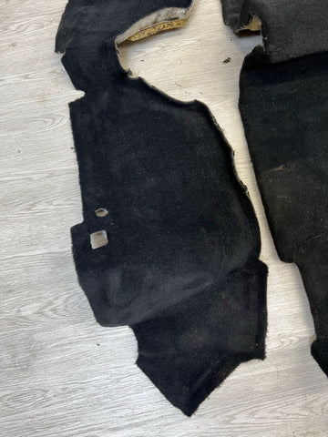 1994-1998 BMW E36 M3 Sedan Interior Front & Rear Carpet Carpets Black