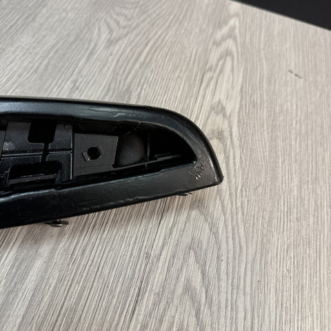 01-06 BMW OEM E46 M3 Titan Shadow Black Vert Trim Armrest + Pad Left Driver Rear