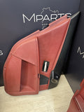 06-10 BMW E60 M5 Interior Front Seats Panels Cards Complete Red Indianapolis