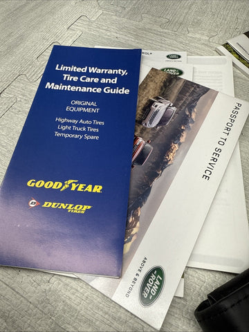 2018 Range Rover Sport SVR  Owners Manuals Books Set