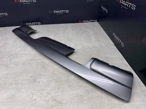01-06 BMW E46 M3 Rear Bumper Lower Lip Diffuser Trim Panel OEM Silver Grey