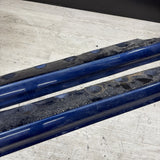 01-06 BMW E46 M3 Rocker Panel Side Skirts OEM Topaz Blue