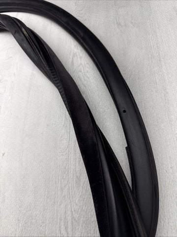 BMW E46 M3 01-06 Left Driver Side Door Weather Strip Seal Black OEM
