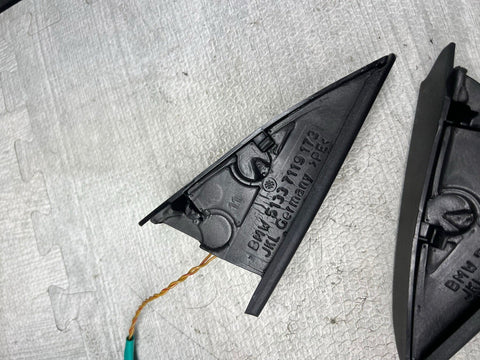 07-13 BMW E92 E93 335 FRONT DOOR HARMAN KARDON SPEAKERS TWEETER COVER TWEETERS