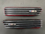 01-06 BMW E46 M3 OEM Left Right Fender Vent Grilles Grills Trim *Overspray*