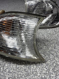 DEPO M3 Clip-On Clear Corner Signal Lights 2001 BMW E46 M3