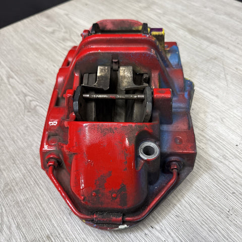 21-25 OEM BMW G80 G82 M3 M4 Front Driver Side Brake Caliper Brembo Red