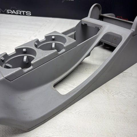 2001-2006 BMW E46 325 330 M3 Coupe Center Console Gray Armrest Optioned