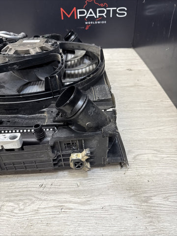 12-16 BMW F22 F23 F30 F32 F33 F36 F87 M2 Radiator Cooling Fan Complete Assembly