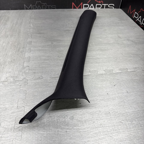 2001-2006 BMW M3 E46 Front Right RH Passenger A Pillar Trim Cover Black OEM