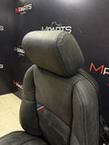 94-99 BMW E36 Coupe 2 Door M3 323 325 328 Front Power Leather Seats Pair Black