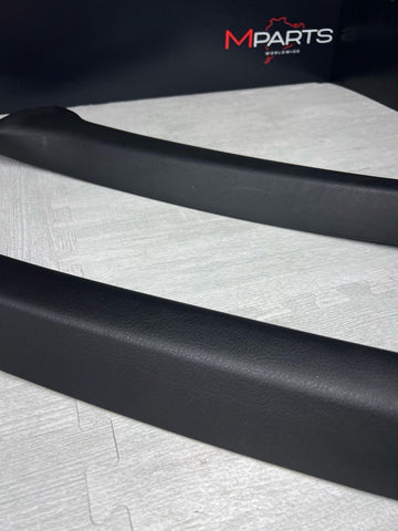 01-06 BMW E46 M3 Convertible Front A Pillars Black Original OEM Pair