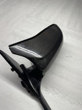 BMW 19-25 840 M850 M8 G14 G15 LEFT SIDE VIEW MIRROR W/ BLIND SPOT CARBON FIBER