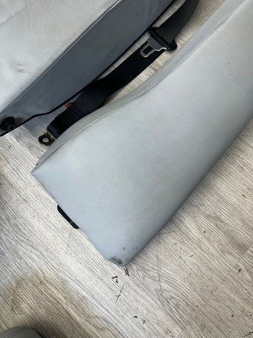 94-99 BMW E36 M3 Coupe Rear Vader Seats Vaders Dove Grey Backrest Bench Bolsters