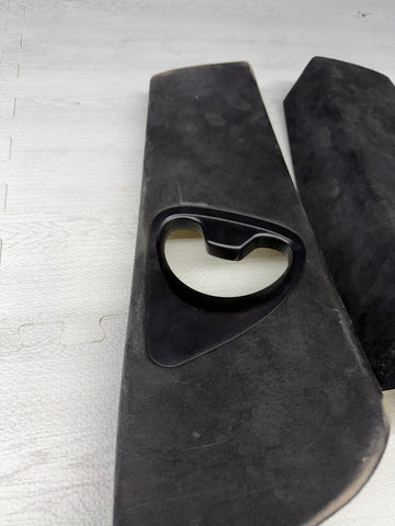 06-10 BMW E63 M6 COUPE Interior B-Pillar Trim Panel Pair ALCANTARA Set L+R OEM