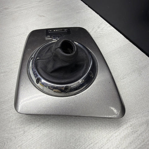01-06 BMW E46 M3 Center Dome SMG Shift Plate Titan Shadow Grey