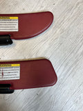 00-02 BMW Z3M CONVERTIBLE PANELS SUN VISORS IMOLA RED