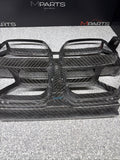NEW 21-26 BMW G80 G82 G83 M3 M4 REAL CARBON FIBER CSL STYLE NOSE GRILL GRILLE
