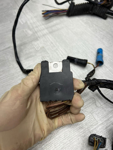 01-06 BMW E46 M3 FRONT LEFT XENON HEADLIGHT HARNESS WIRES BODY HARNESS PLUGS