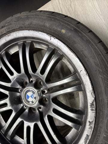 01-06 BMW E46 M3 Factory Rear 18x9 M Double Spoke Alloy Style 67 Wheel 18" OEM