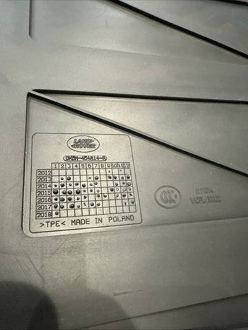 2016-2022 RANGE ROVER SPORT REAR TRUNK CARGO ALL WEATHER FLOOR MAT DK6M-454A14-A