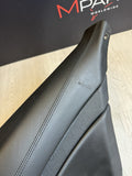 15-20 BMW F82 M4 Coupe Rear Right Black Extended Leather Door Card Panel