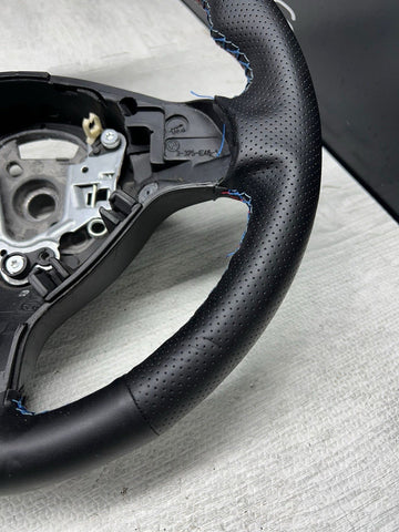 REWRAPPED Perforated BMW Steering Wheel 01-06 E46 M3 Stock MANUAL 32342282020