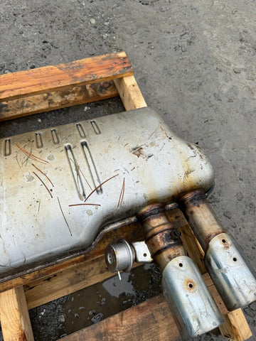 2010-2014 BMW E70 E71 X5M X6M S63 Exhaust Muffler Rear OEM
