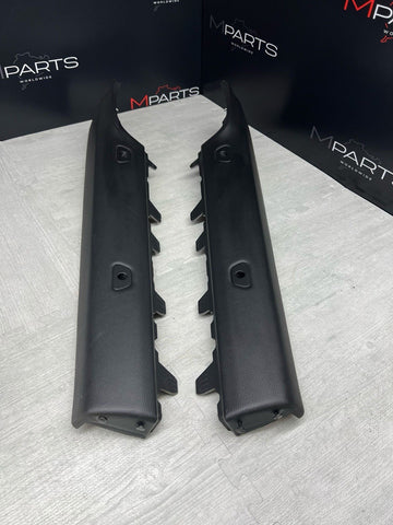 08-13 BMW E93 M3 Convertible Rear Lateral Covers Trims Panels Black Pair