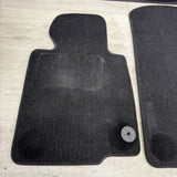Genuine 01-06 BMW E46 M3 Coupe Carpets Floor Mats Black Front & Rear