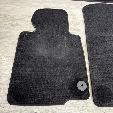 Genuine 01-06 BMW E46 M3 Coupe Carpets Floor Mats Black Front & Rear