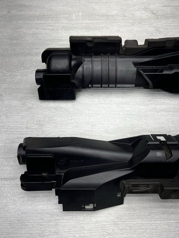 BMW E46 325 328 330 M3 Z4 Side Radiator Mounting Brackets Pair OEM 7530254