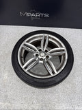 OEM BMW F10 F13 Front Wheel Rim 19x8.5 ET33 M Double Spoke Style 351 Silver