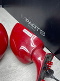 01-06 BMW E46 M3 Side View Door Mirrors Pair Imola Red