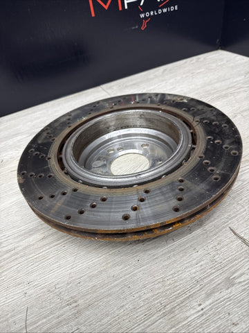 SHW Performance Rear Right Disc Brake Rotor 06-10 BMW E60 E63 E64 M5 M6
