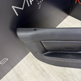 96-02 BMW Z3M Front Left Driver Door Card Panel Cover Trim Leather Black