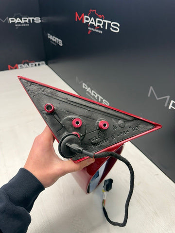 01-06 BMW E46 M3 Right Passenger Side View Mirror Imola Red