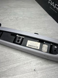 BMW 01-06 E46 M3 Coupe Left Driver Rear Armrest Brushed Aluminum OEM