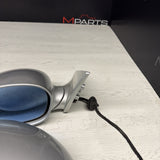 01-06 BMW E46 M3 Side View Door Mirrors Pair Titanium Silver *Notes*