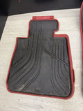 BMW 328i 320i 335i 340i N26 F30 F80 F All Weather Rubber Floor Mat Set 2pc Front