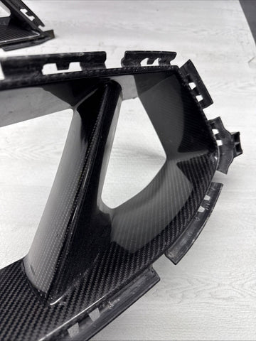 21-26 BMW G80 G82 G83 M3 M4 Carbon Fiber Air Ducts Scoops Vents Pair OEM