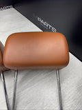 2001-2006 BMW E46 M3 Convertible Cinnamon Rear Headrests Head Rests Pair OEM