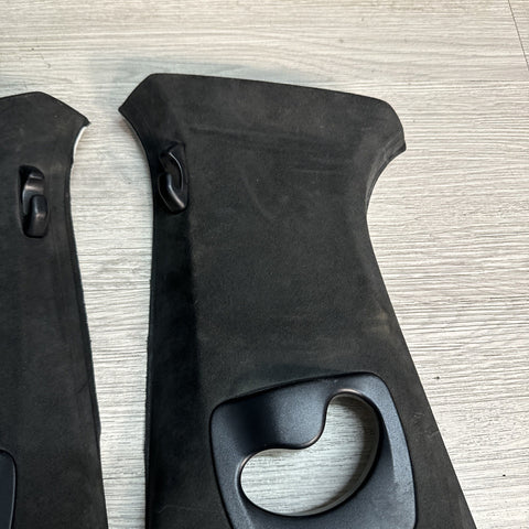 11-17 BMW F10 528 535 550 M5 INTERIOR B-PILLARS TRIMS COVERS ALCANTARA PAIR