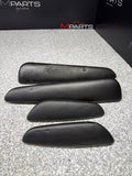 01-06 BMW E46 M3 Convertible Door Arm Rest Armrest Pads Black *Broken Tab*